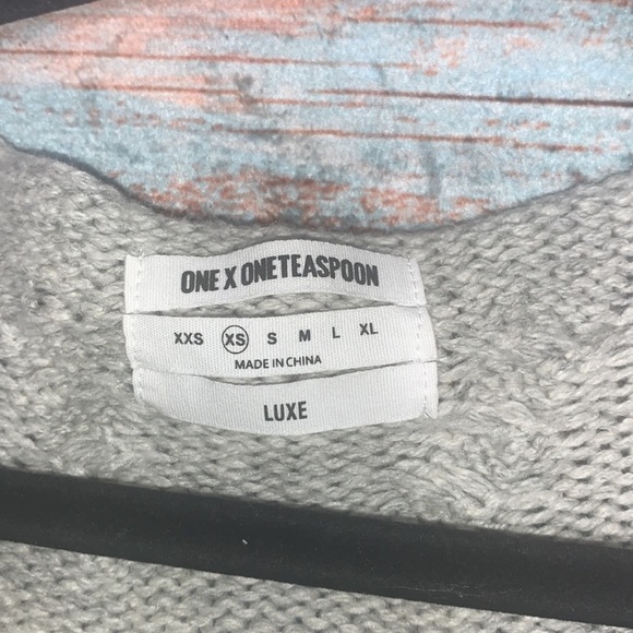 One Teaspoon Jethro Fringed Knit Sweater XS - Picture 3 of 5